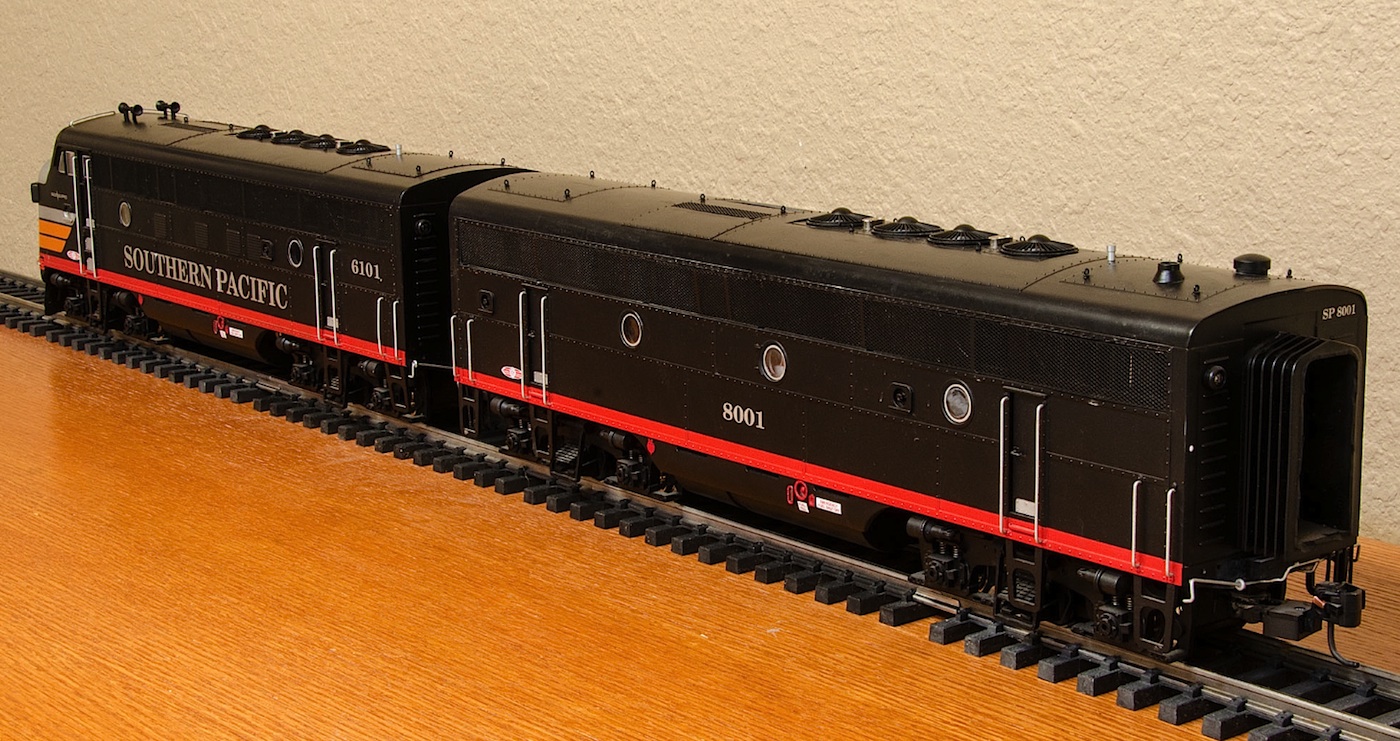Southern Pacific F3A & B EMD Diesellok (Diesel locomotive) 6101