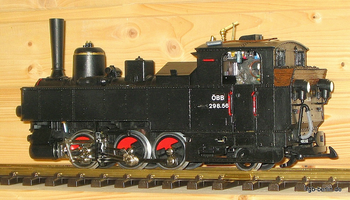 ÖBB Dampflok (Steam locomotive) 298.56