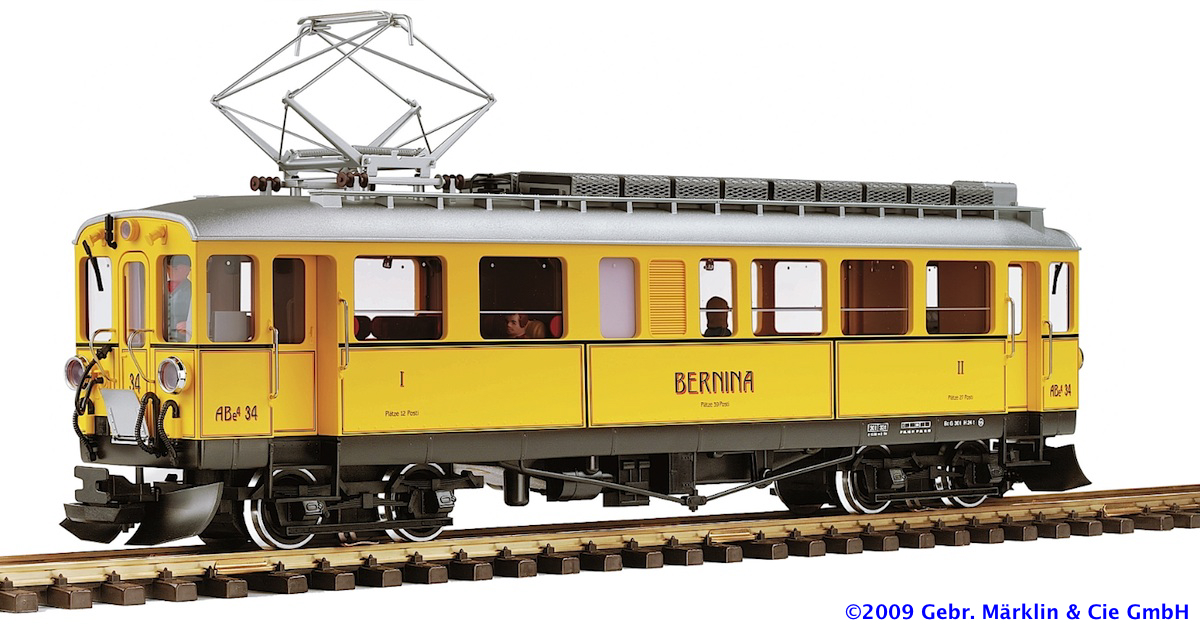 RhB Triebwagen (Rail car) ABe 4/4 34