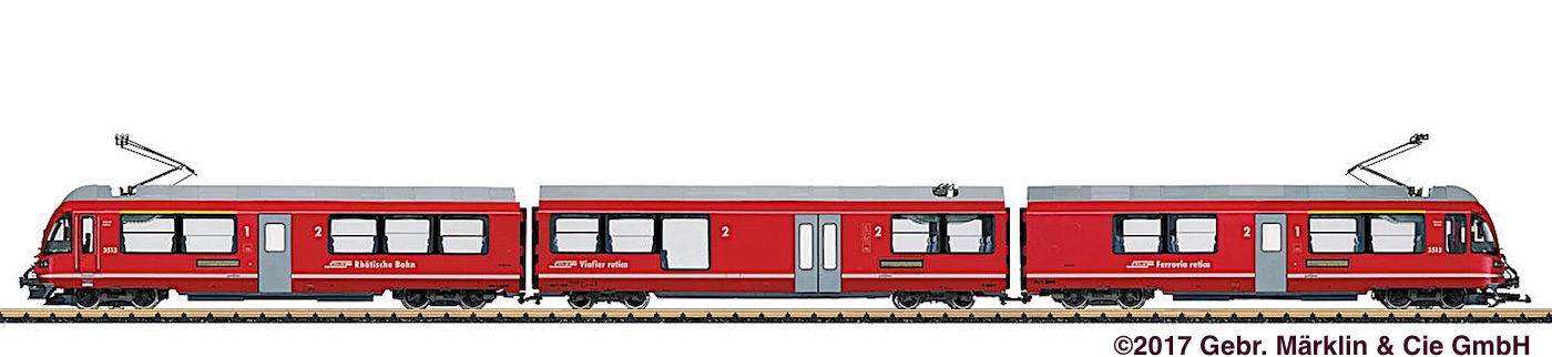 RhB Triebzug (3-unit rail car) ABe 8/12 Allegra 3513 - Simeon Bavier