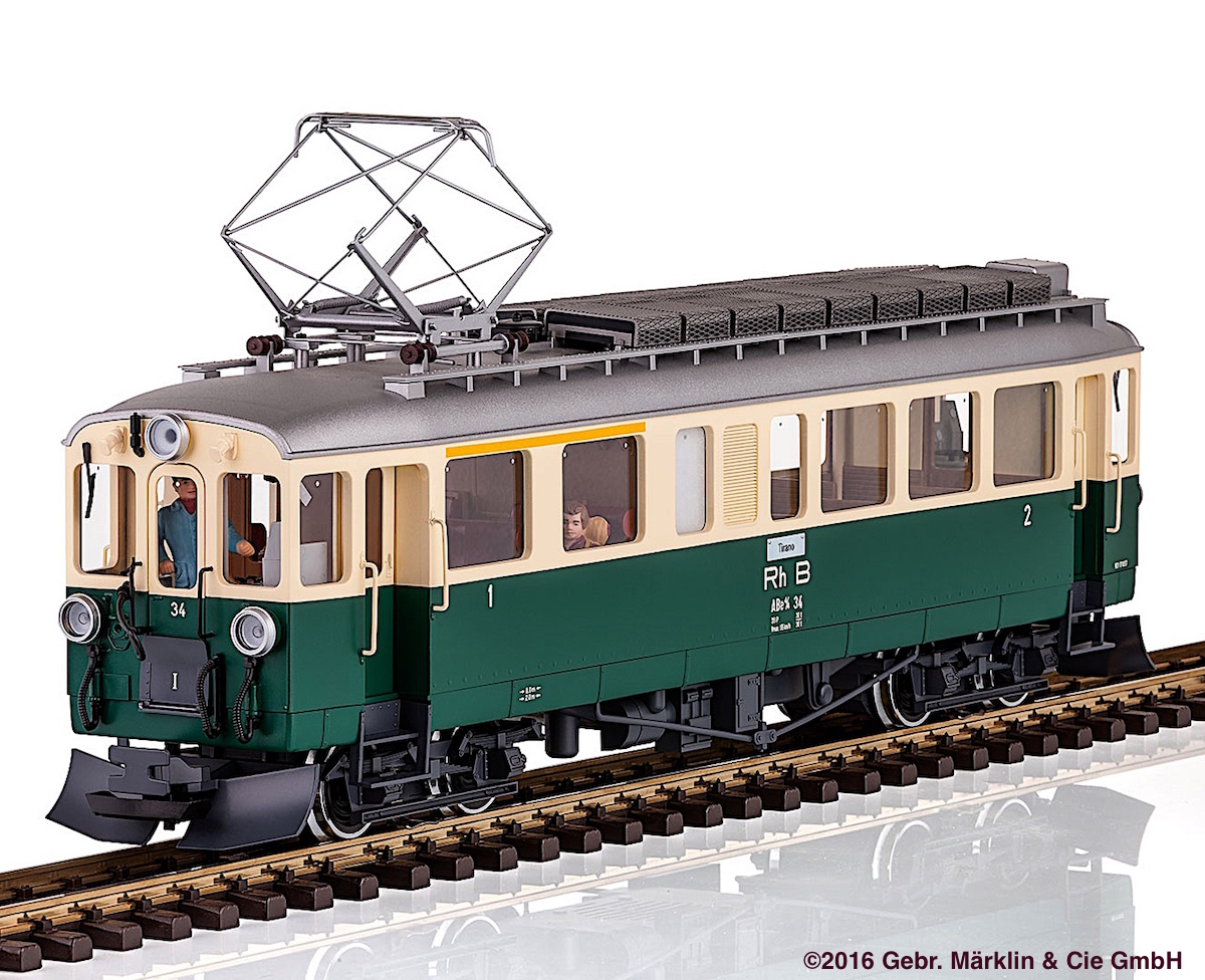 RhB Triebwagen (Rail car) ABe 4/4 34