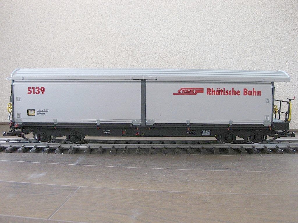 RhB Schiebewandwagen (Sliding wall car) 5139