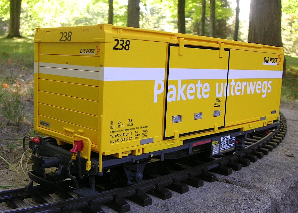 RhB Post Containerwagen (Container car) 238