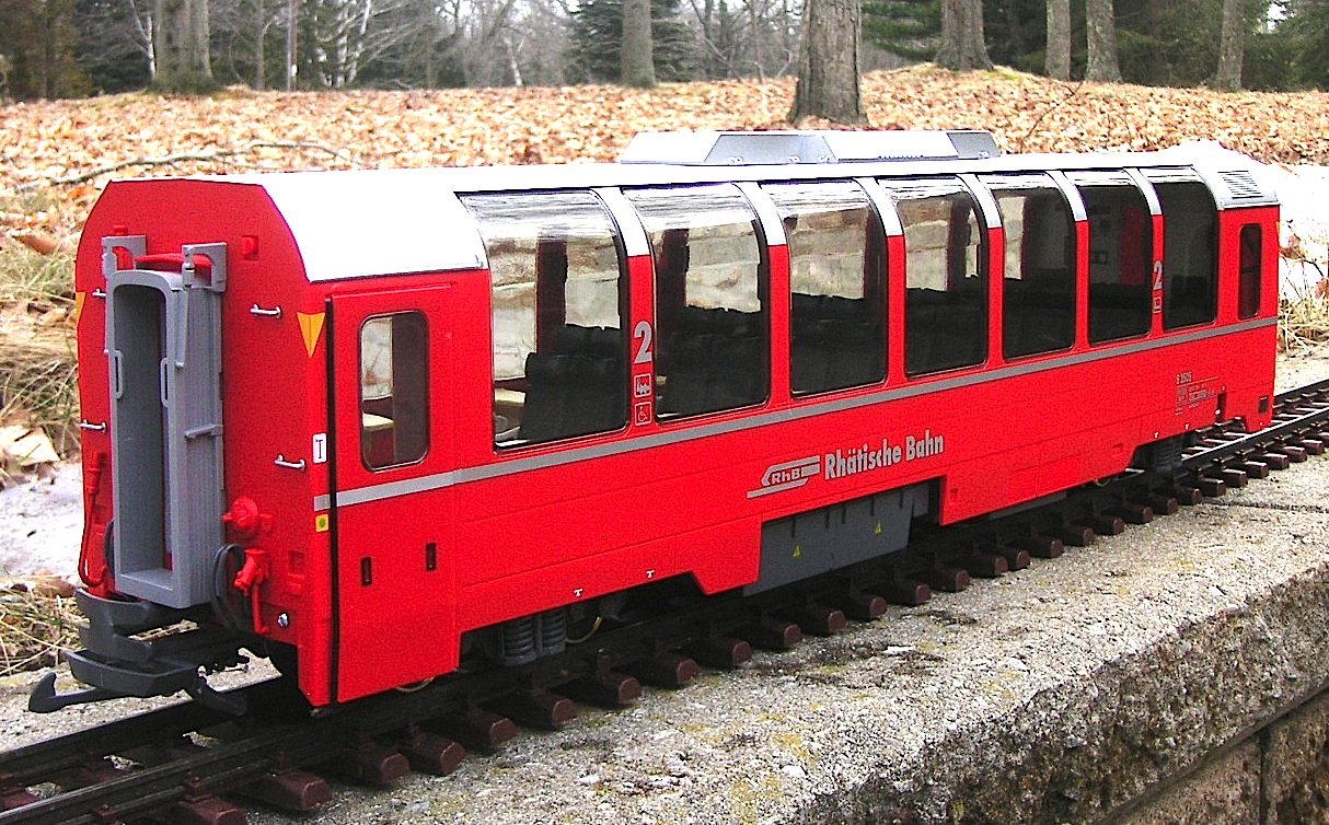 RhB Panoramawagen 2. Klasse (Panorama car 2nd class) B 2505
