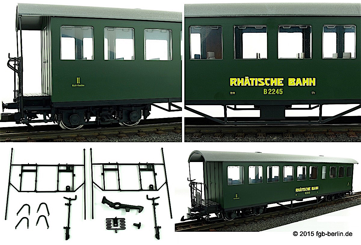 RhB Personenwagen (Passenger car) B2245, B2246, B2247