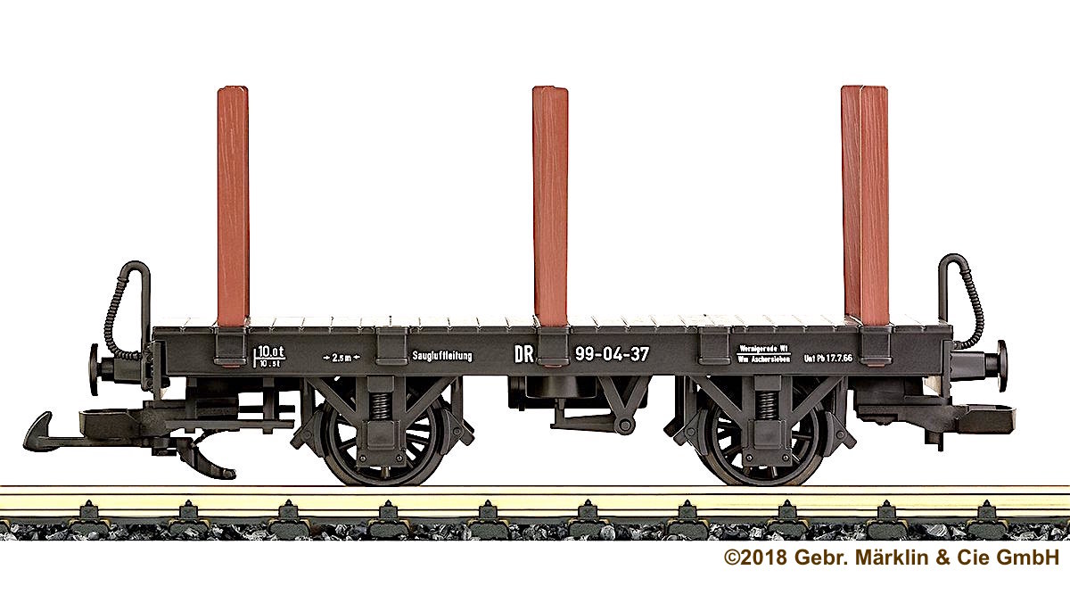 DR Rungenwagen (Flat car with stakes) 99-04-37
