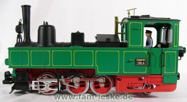 Waldenburgbahn Tenderlok (steam engine) 298.14, Version 5