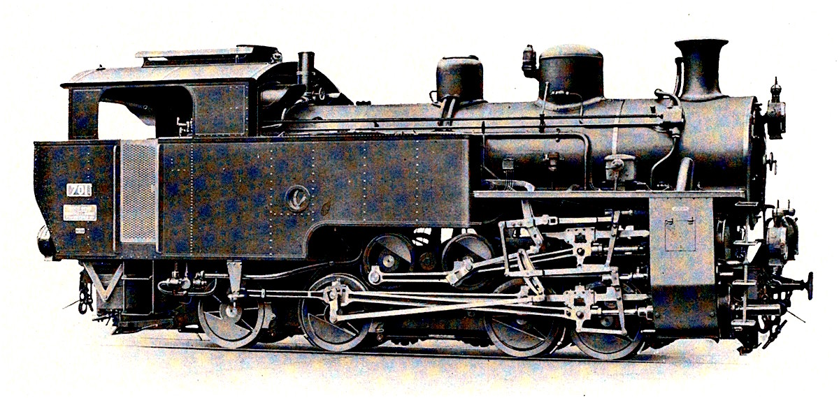 Zahnraddampflok (Rack steam locomotive) HG 4/4 701