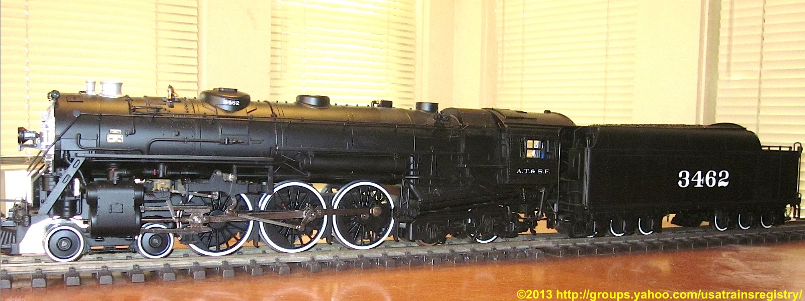 Santa Fe Dampflok (Steam locomotive) J1e Hudson 3462