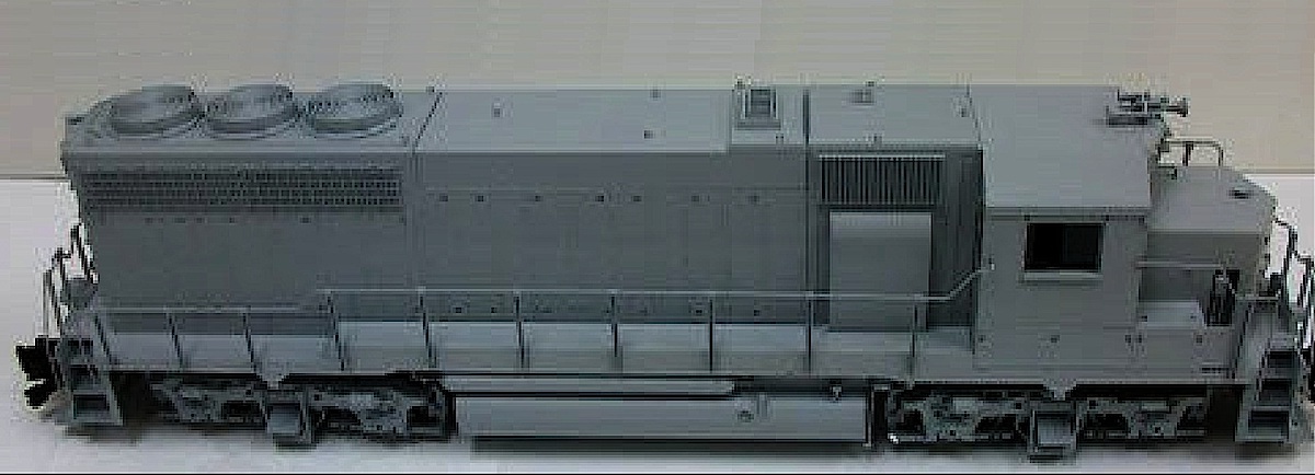EMD GP-40 Diesel Lokomotive, unbeschriftet (Diesel locomotive, undecorated)
