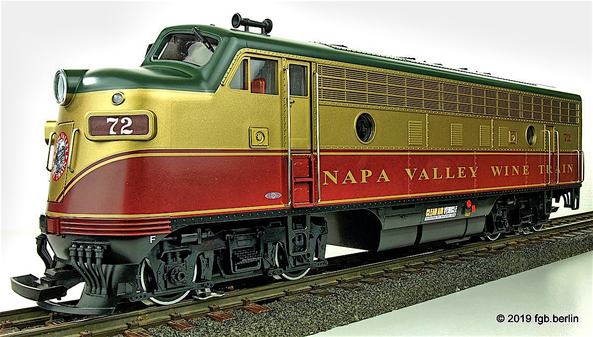 Napa Valley Railroad Diesellok (Diesel Locomotive) 72