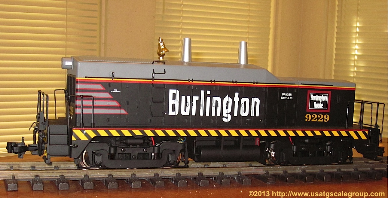 CB&Q Burlington NW-2 Diesellok (Diesel locomotive) 'calf' 9229