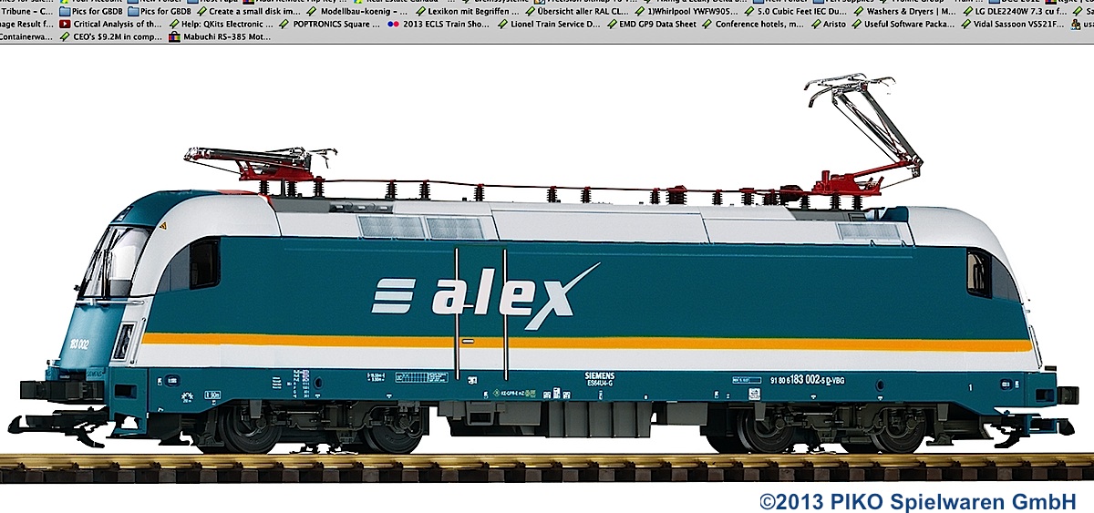 Alex E-Lok (Electric locomotive) "Taurus"