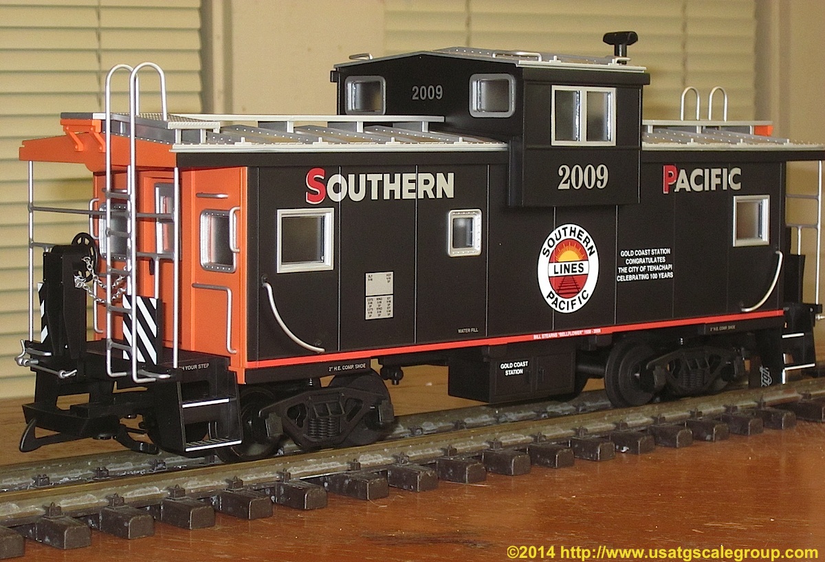 Southern Pacific "Extended Vision" Caboose, 2009, linke Seite (left side)