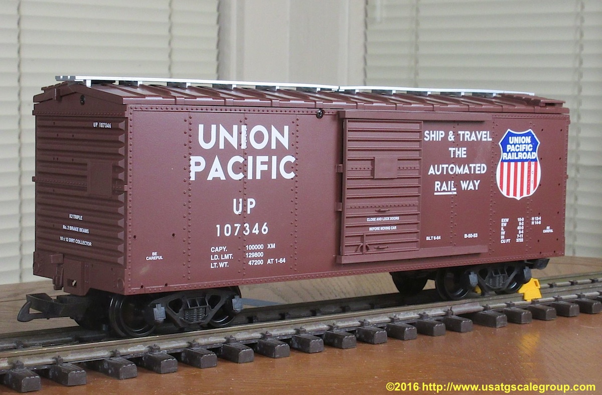 Union Pacific geschlossener Güterwagen (Box car) 107346