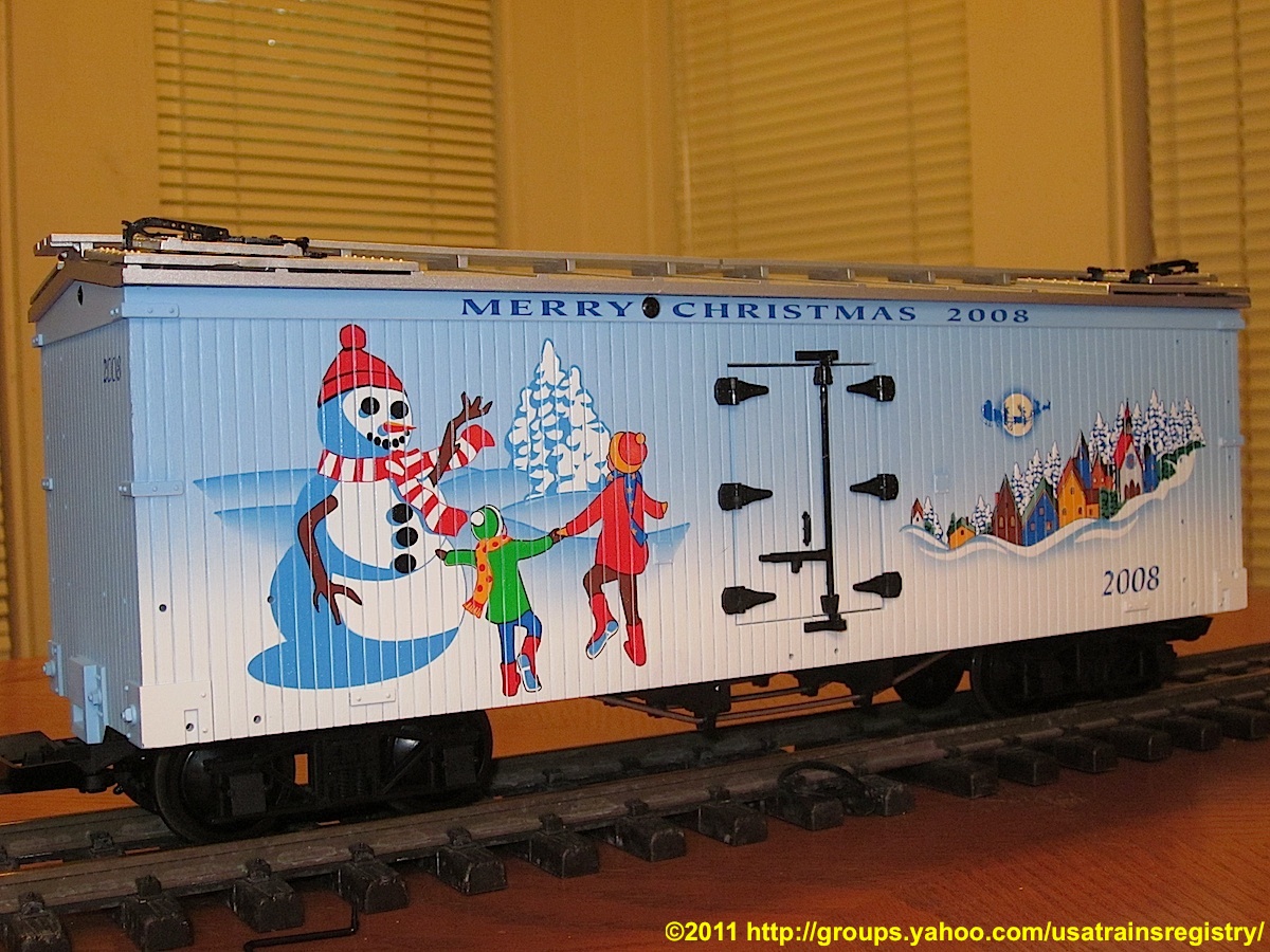 USA Trains Weihnachts-Kühlwagen (Christmas reefer) 2008