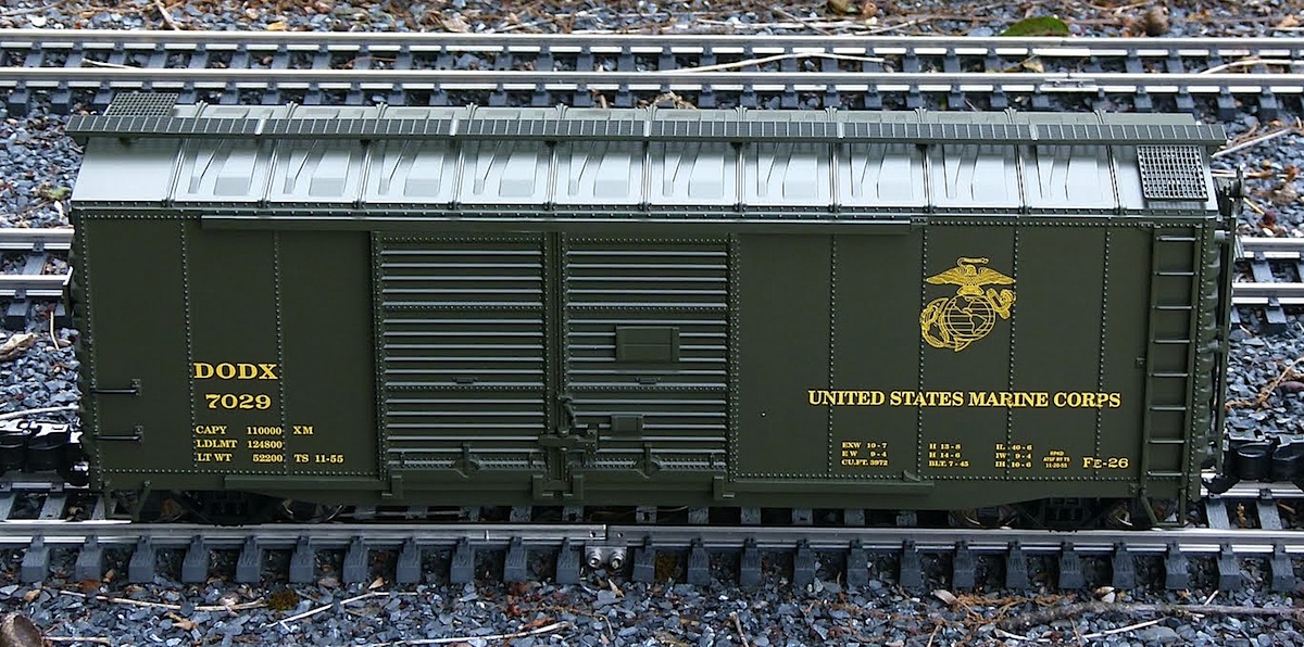 US Marine Corps Gedeckter Güterwagen (Box car) DODX 7029