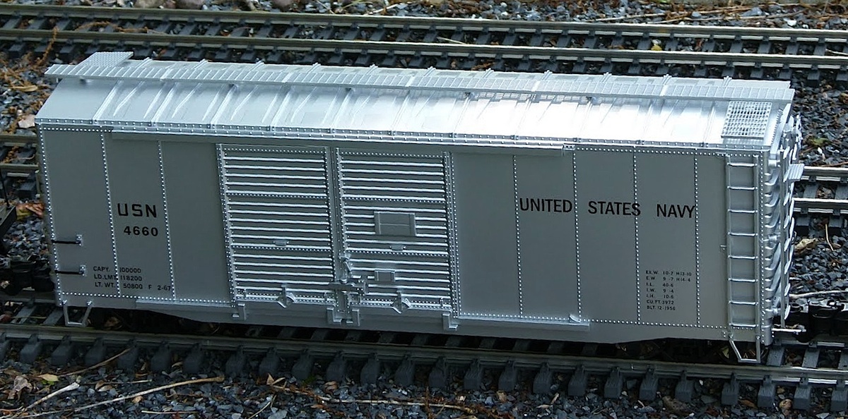 US Navy Gedeckter Güterwagen (Box car) USN 4660