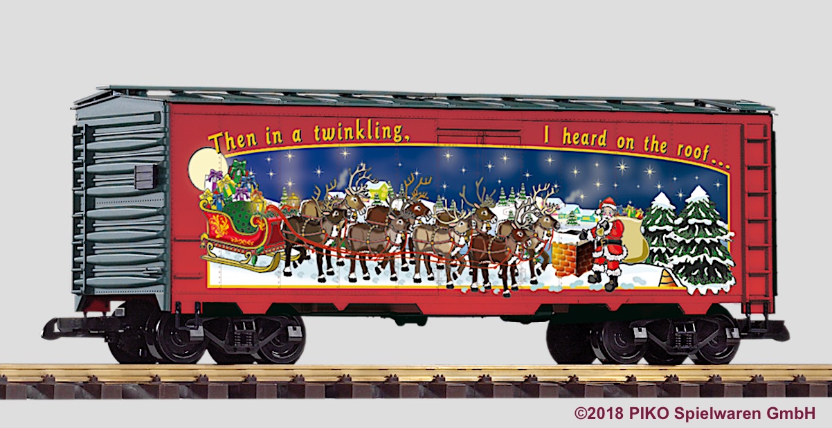 Piko Weihnachtswagen (Christmas Boxcar) 2018
