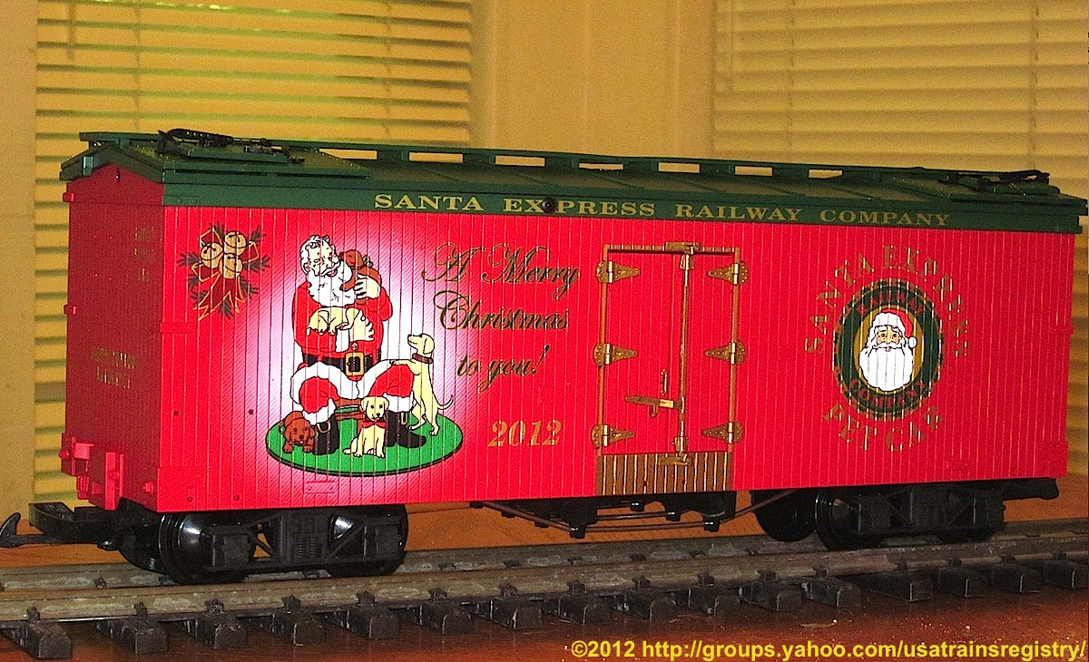 USA Trains Weihnachts-Kühlwagen (Christmas reefer) 2012
