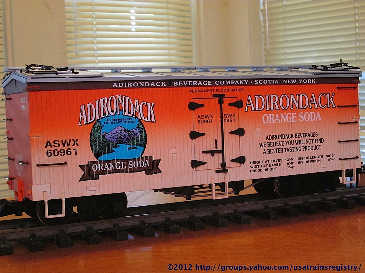 Adirondack Orange Soda Kühlwagen (Reefer) ASWX 60961