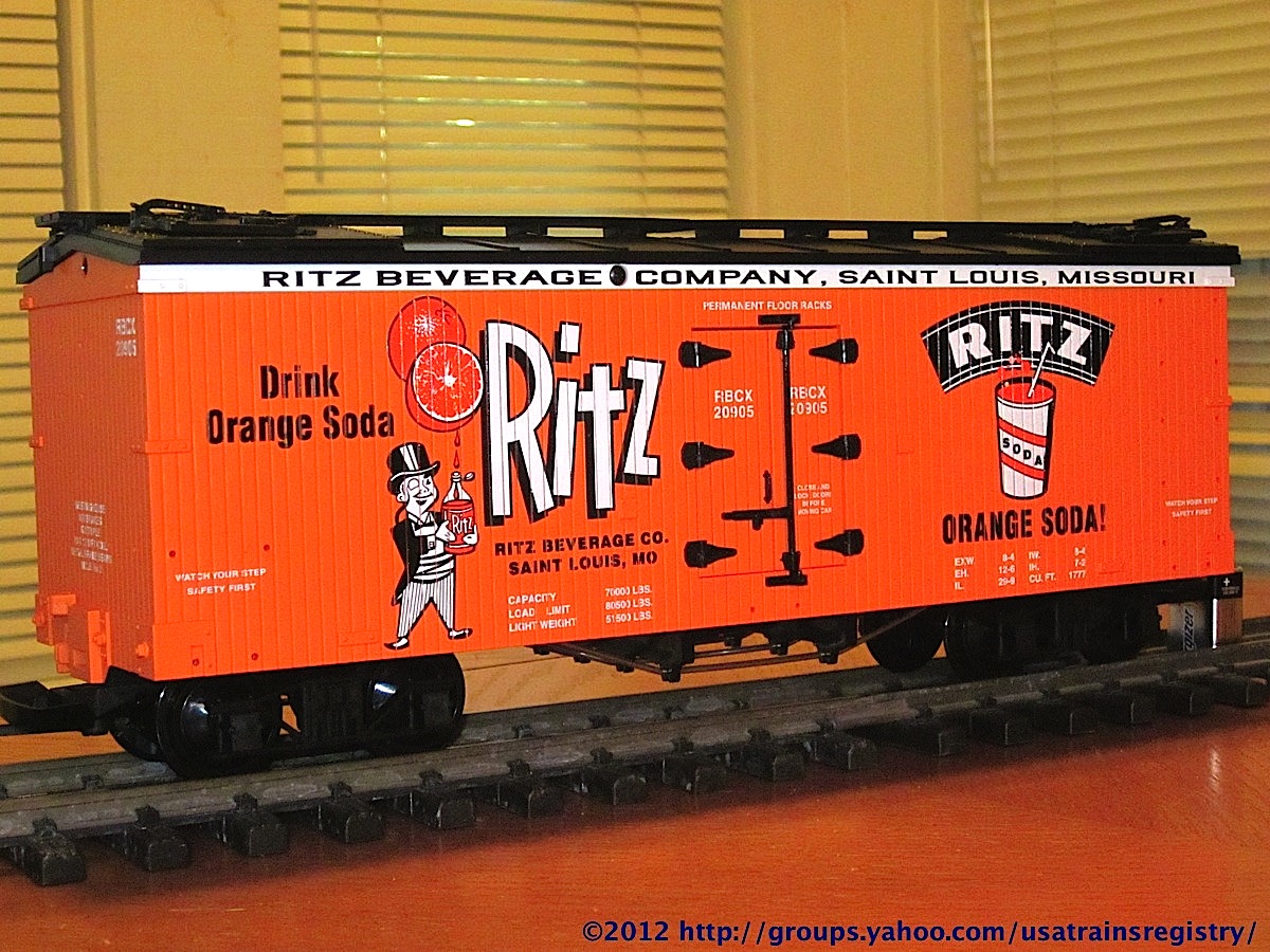 Ritz Beverage Company Kühlwagen (Reefer) RBCX 20905