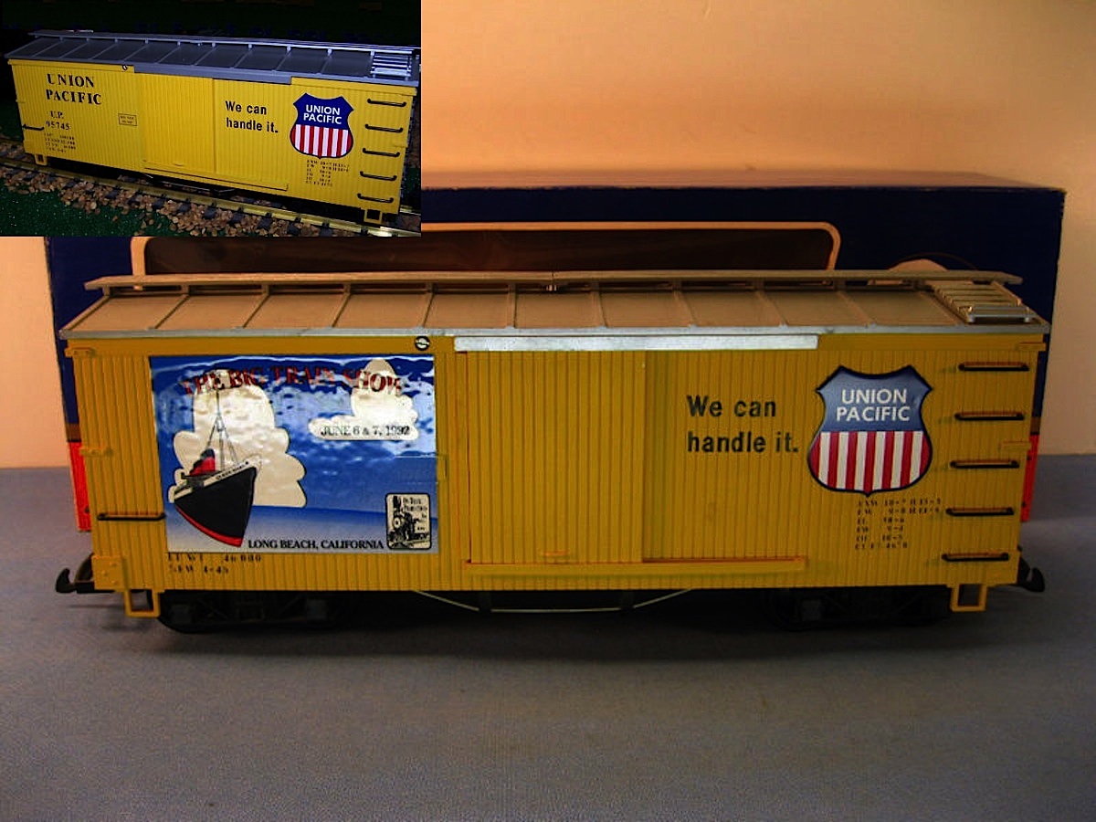 Big Train Show 1992 gedeckter Güterwagen (Box car)