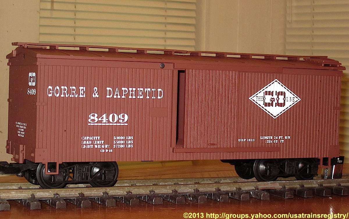 NMRA Heritage Series No. 1 - Gorre & Daphetid gedeckter Güterwagen (Box car) 8409