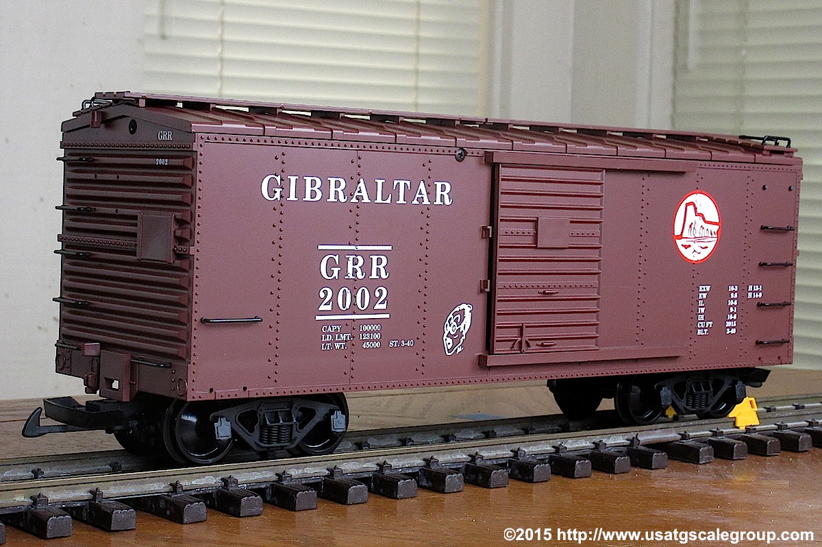 NMRA "Living Legend" - Gibraltar gedeckter Güterwagen (Simulated steel box car) 2002