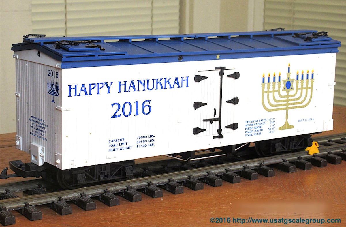 Happy Hanukkah Kühlwagen (Reefer) 2016