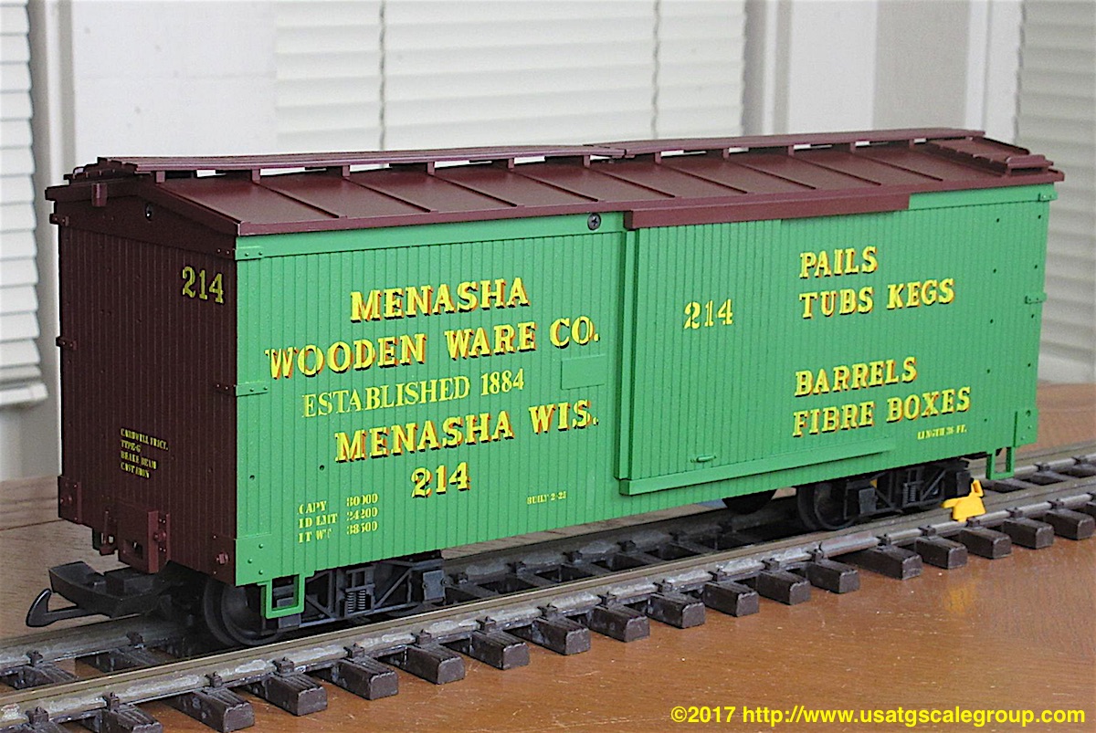 Menasha Wooden Ware Co. Güterwagen (Box car) 214