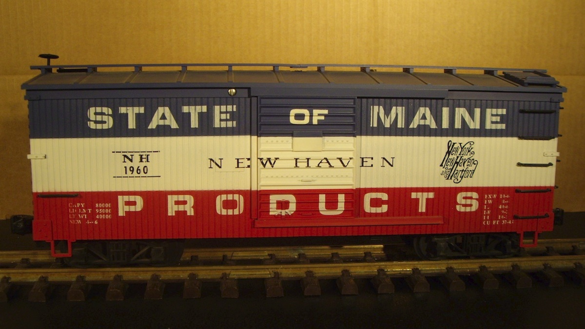 New Haven gedeckter Güterwagen (Box car) "State of Maine" 1960