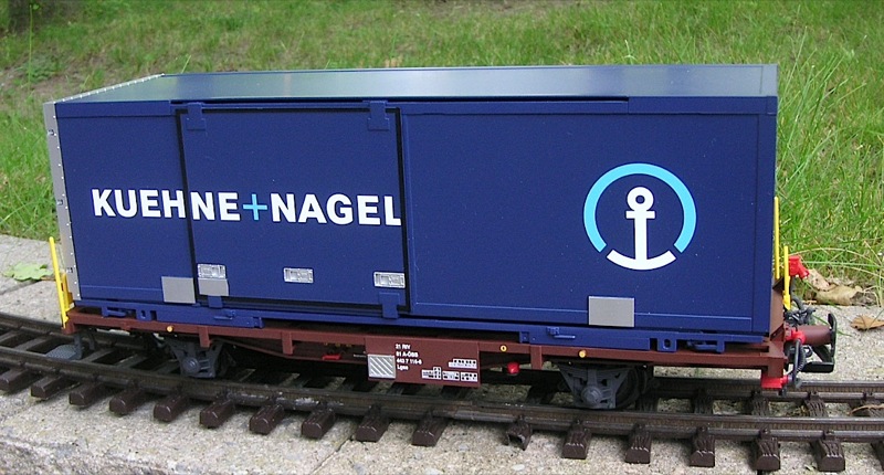 ÖBB Speditions Containerwagen (Forwarding Container Car) Kühne & Nagel