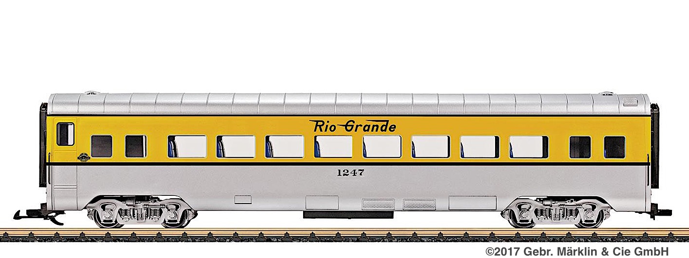 Denver & Rio Grande Streamliner Personenwagen (Passenger Car) 1247