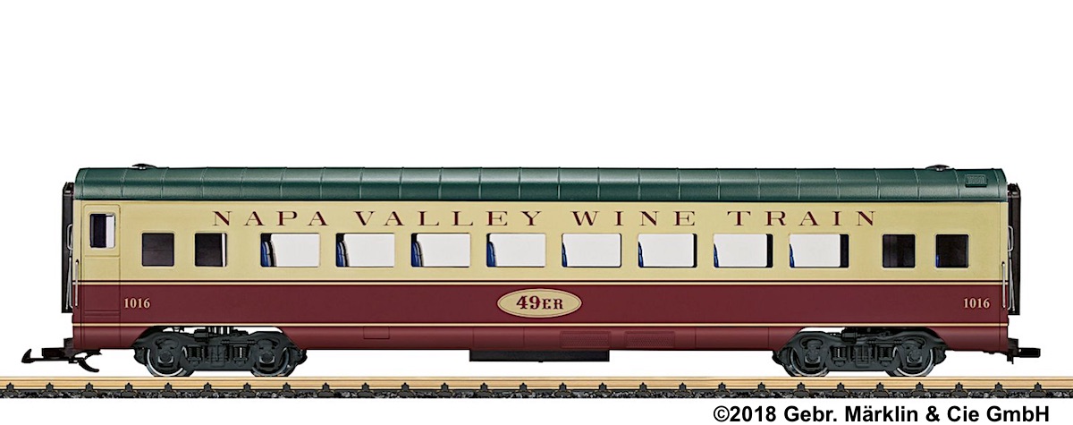 Napa Valley Railroad Personenwagen (Passenger Car) 1016, 49er
