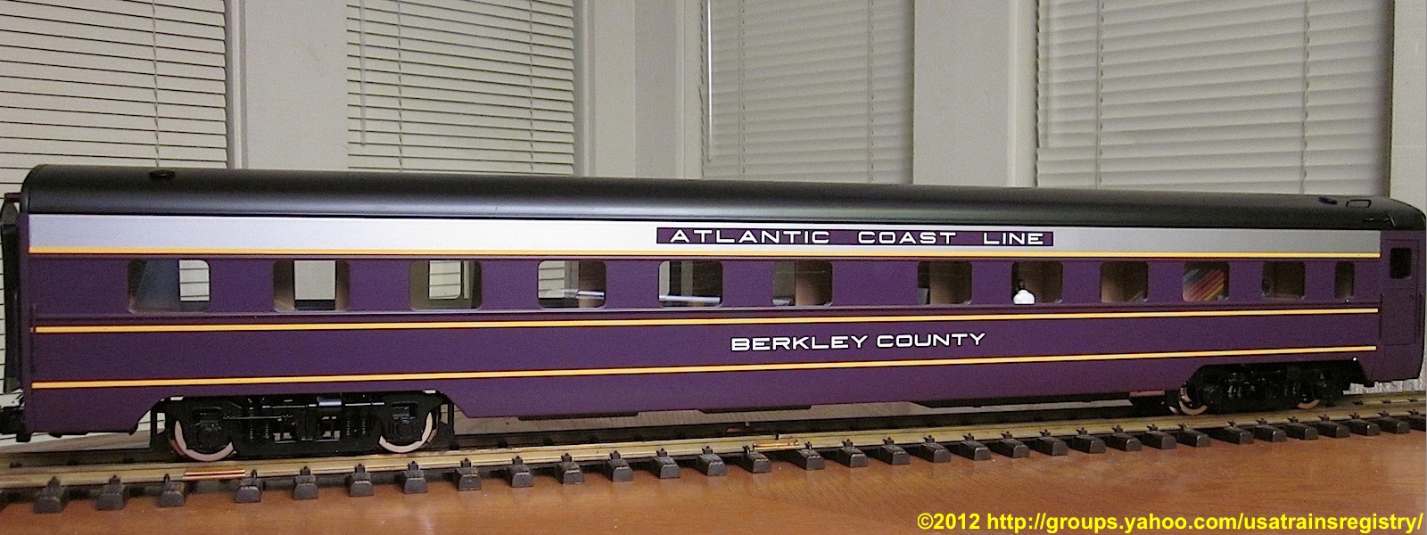 Atlantic Coast Line Streamliner Schlafwagen (Sleeper) Berkley County