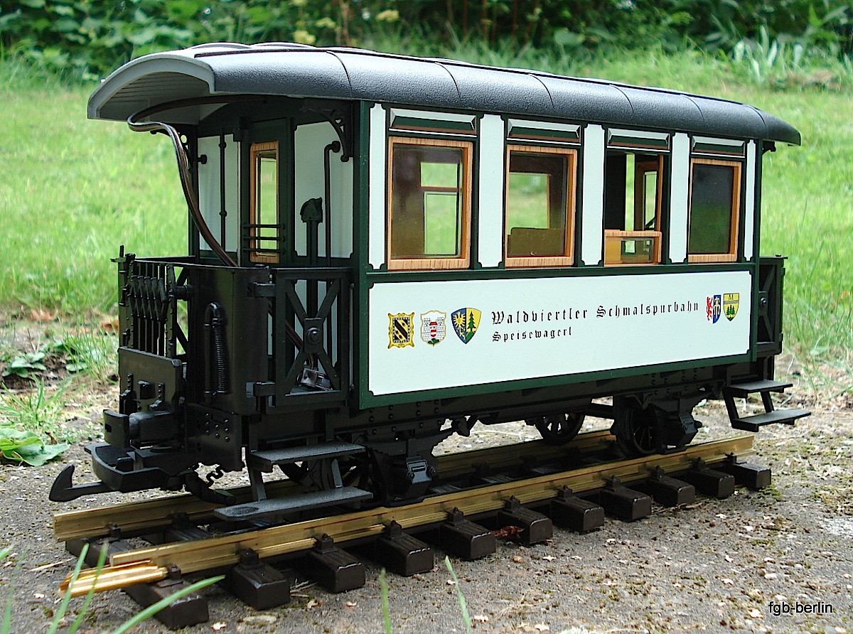 Waldviertler Schmalspurbahn Speisewagen (Dining car)
