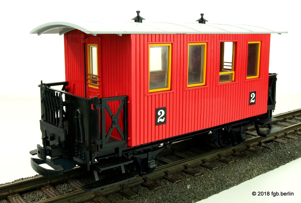 Niederösterreichische Landesbahn Personenwagen, 2. Klasse (Passenger car, 2nd class)