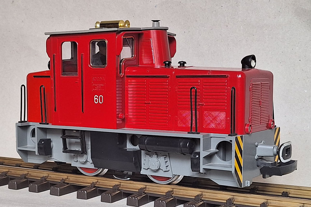 Schöma Diesellok rot (Diesel loco red)