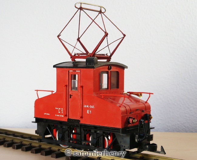 AEG E-Lok E1 rot (AEG Electric loco E1 red) Version 2