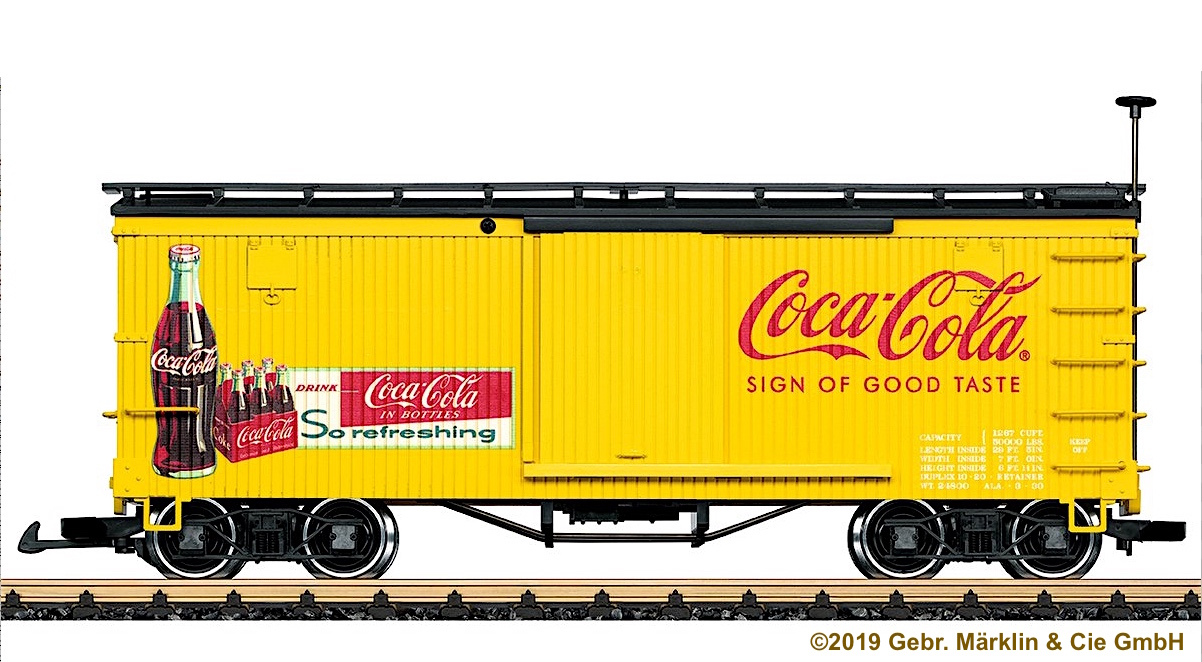Coca-Cola® gedeckter Güterwagen (Boxcar)