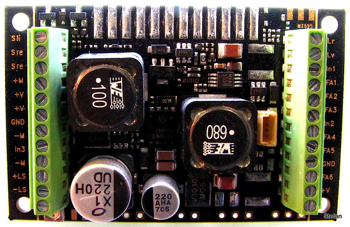 6 Ampere DCC Sound-Decoder - Zimo MX695KS