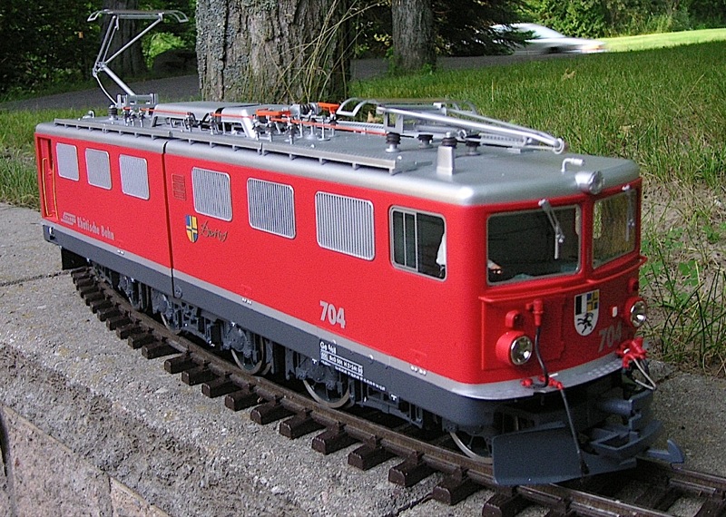 RhB Ellok (Electric locomotive) Ge 6/6 II 704 Davos