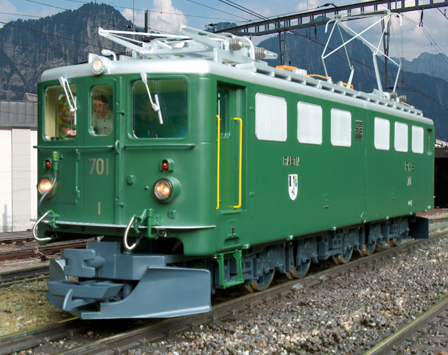 RhB Ellok (Electric Locomotive) Ge 6/6 II 701