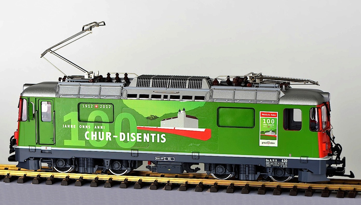 RhB Ellok (Electric locomotive) Ge 4/4 II 630 Chur-Disentis