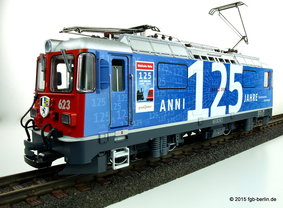 RhB Ellok (Electric locomotive) Ge 4/4 II 623 "125 Jahre faszinierend unterwegs"