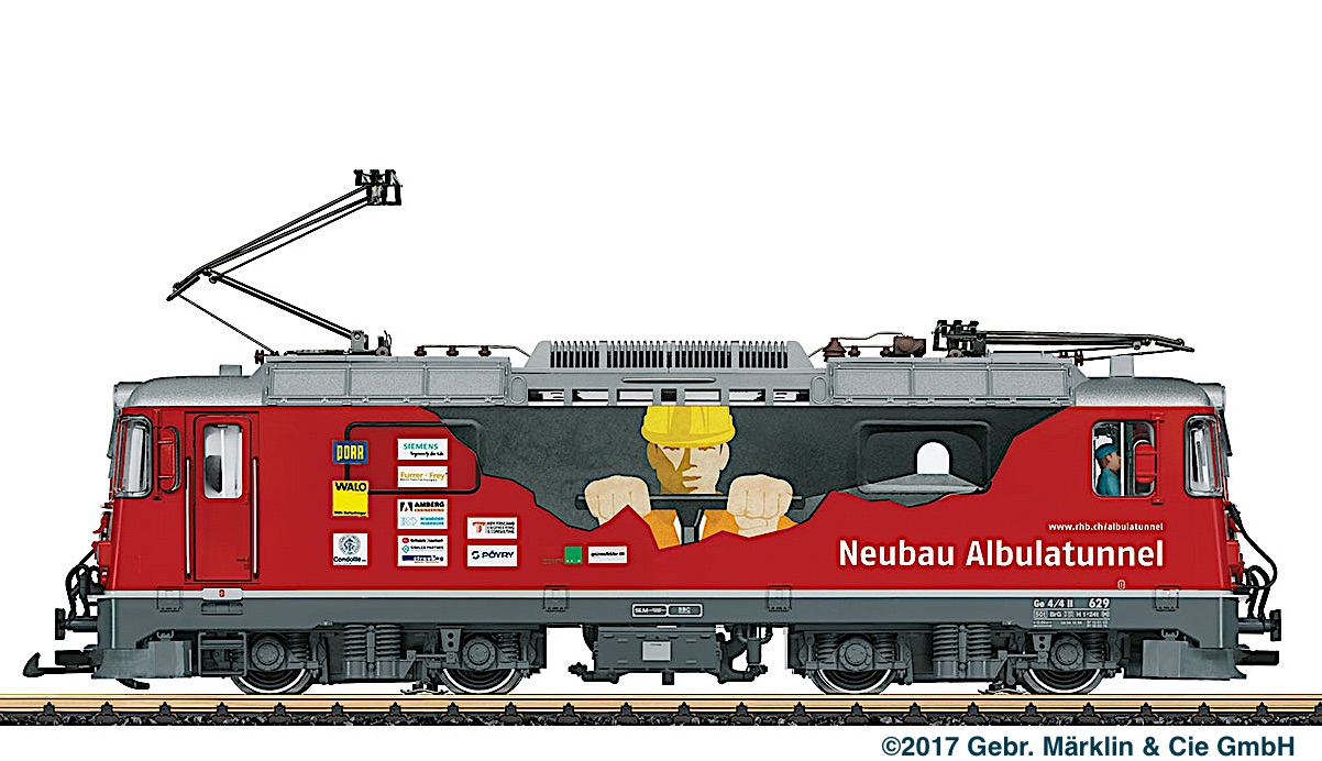 RhB Ellok (Electric Locomotive) Ge 4/4 II Nr. 629