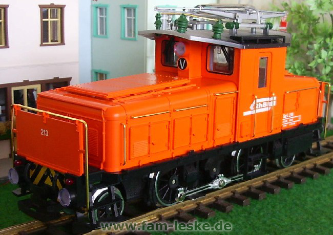 RhB Ge 2/4 Rangierlok 213 (RhB Switching Locomotive) - Orange