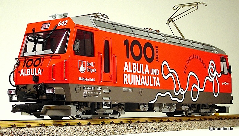 RhB Ellok (Electric locomotive) Ge 4/4 III 642 Albula