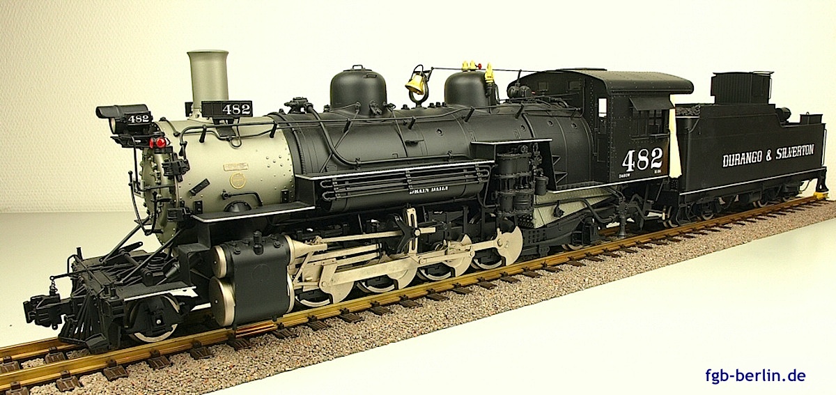 Durango & Silverton Schlepptenderlokomotive (Steam locomotive) 482